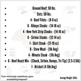 1/4 Grass Finished Bulk Beef