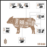 1/8 Grain Finished Bulk Beef