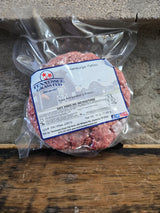 Ground Beef 8 oz Patty- (80/20 blend, Chuck/Brisket blend, 100% Brisket blend)