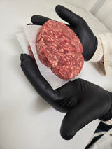 Ground Beef 8 oz Patty- (80/20 blend, Chuck/Brisket blend, 100% Brisket blend)
