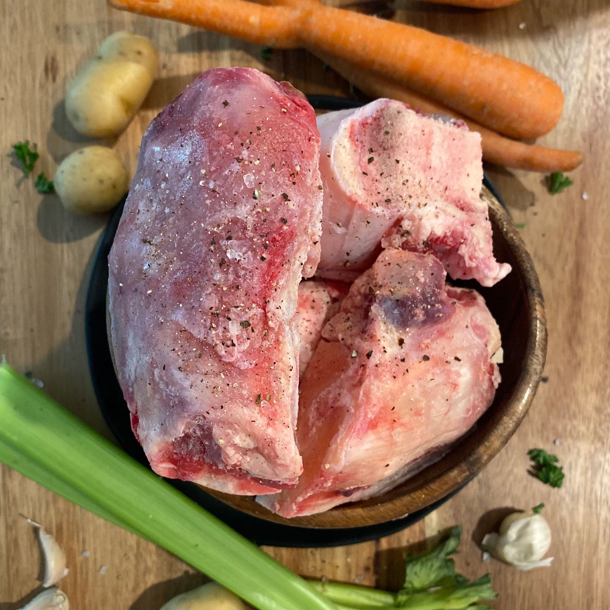 Grain Beef Knuckle Bones (DIY bone broth KIT) Tennessee Grass Fed