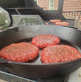 Ground Beef 8 oz Patty- (80/20 blend, Chuck/Brisket blend, 100% Brisket blend)