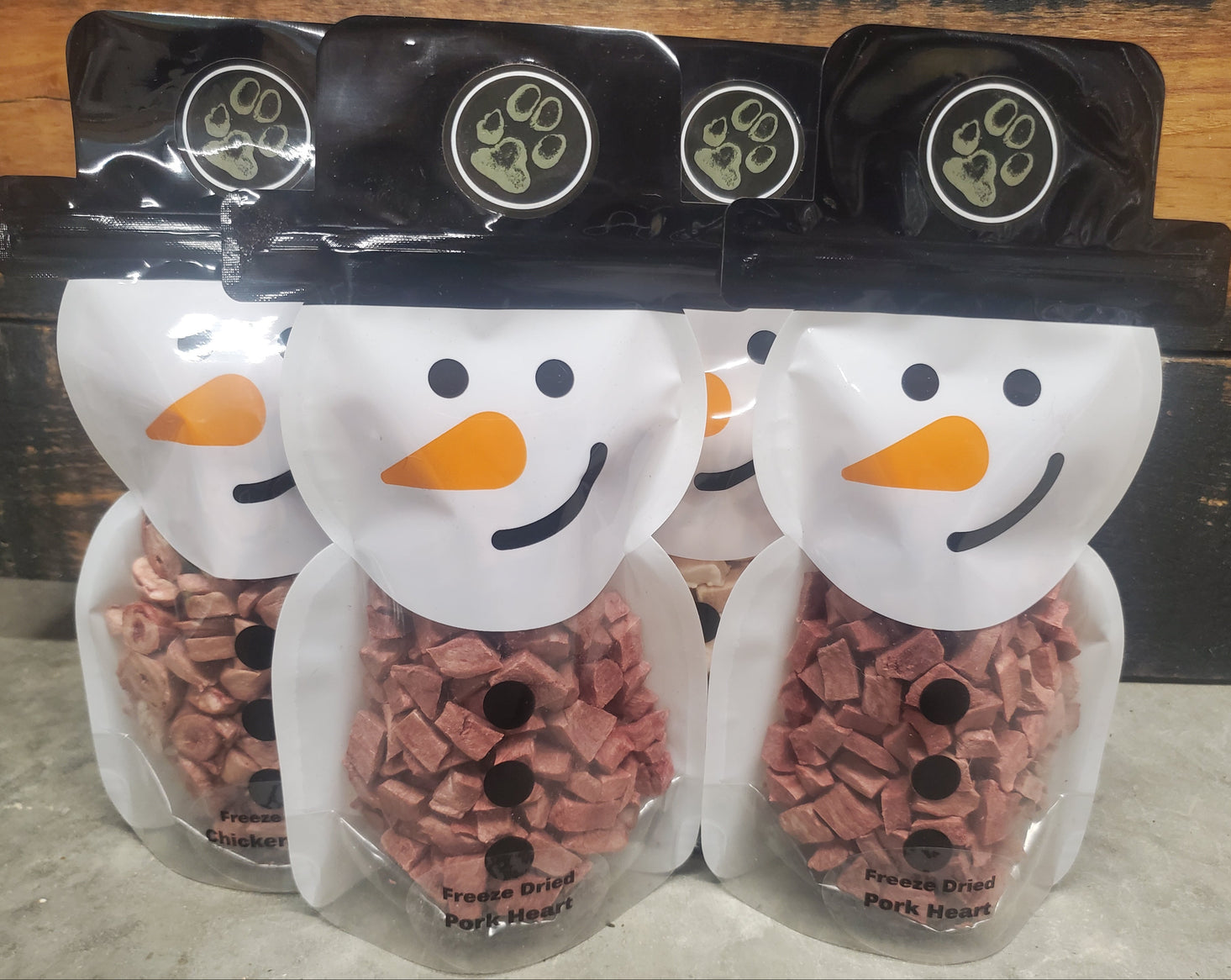 Freeze Dried filled Snowman