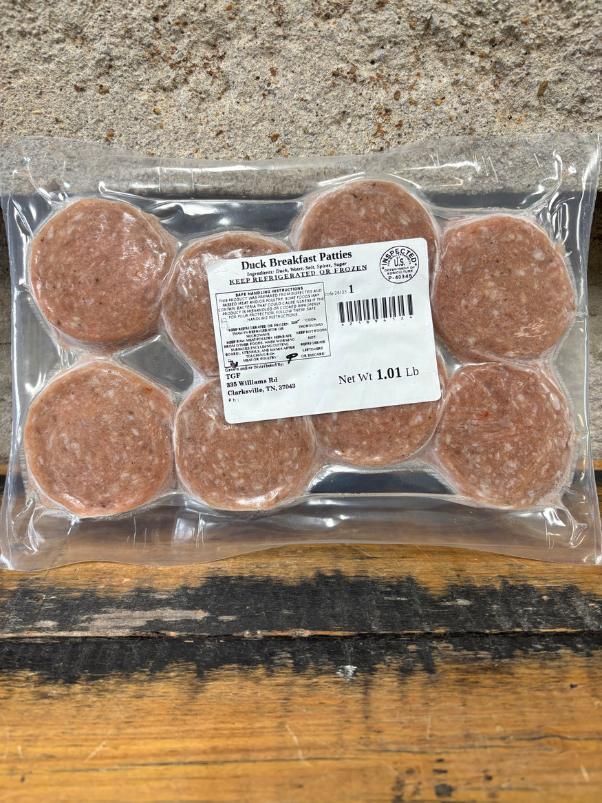Duck Breakfast Sausage Patties