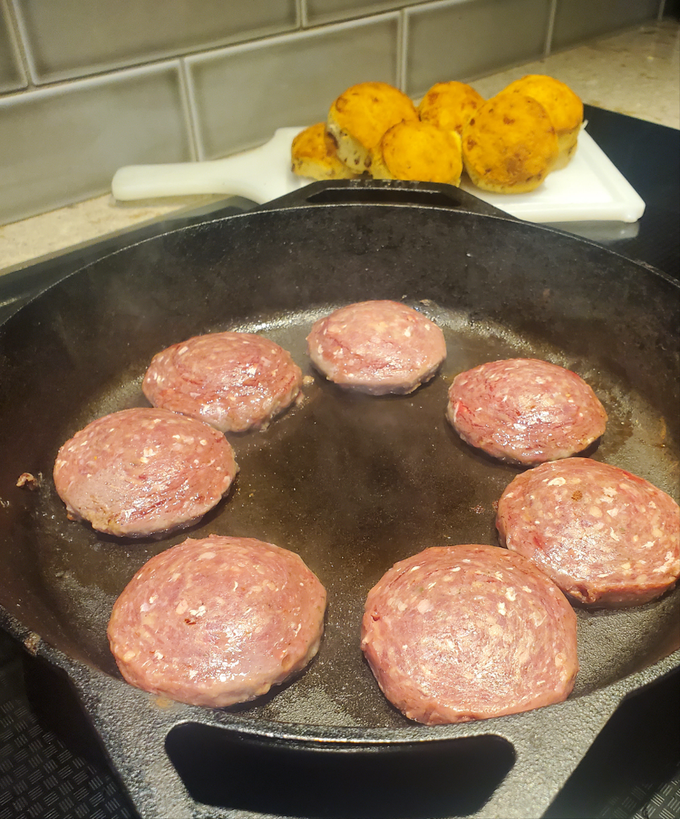 Grass Beef Breakfast Sausage Patties (No Sugar Added)