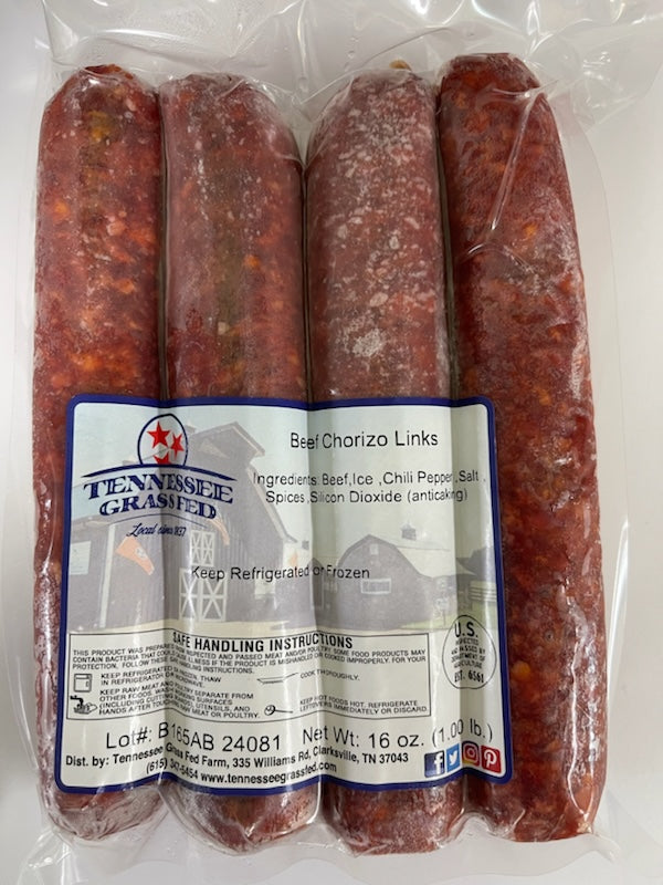 Beef Chorizo Sausage Links