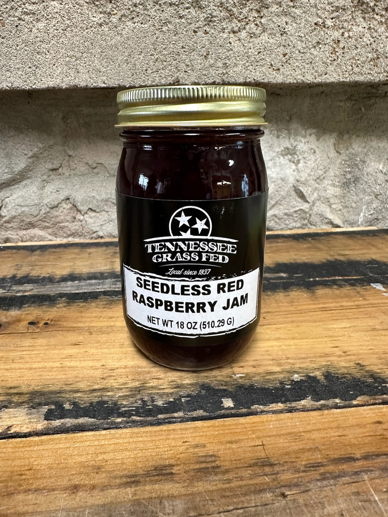 Red Raspberry Jam (Seedless) – Tennessee Grass Fed