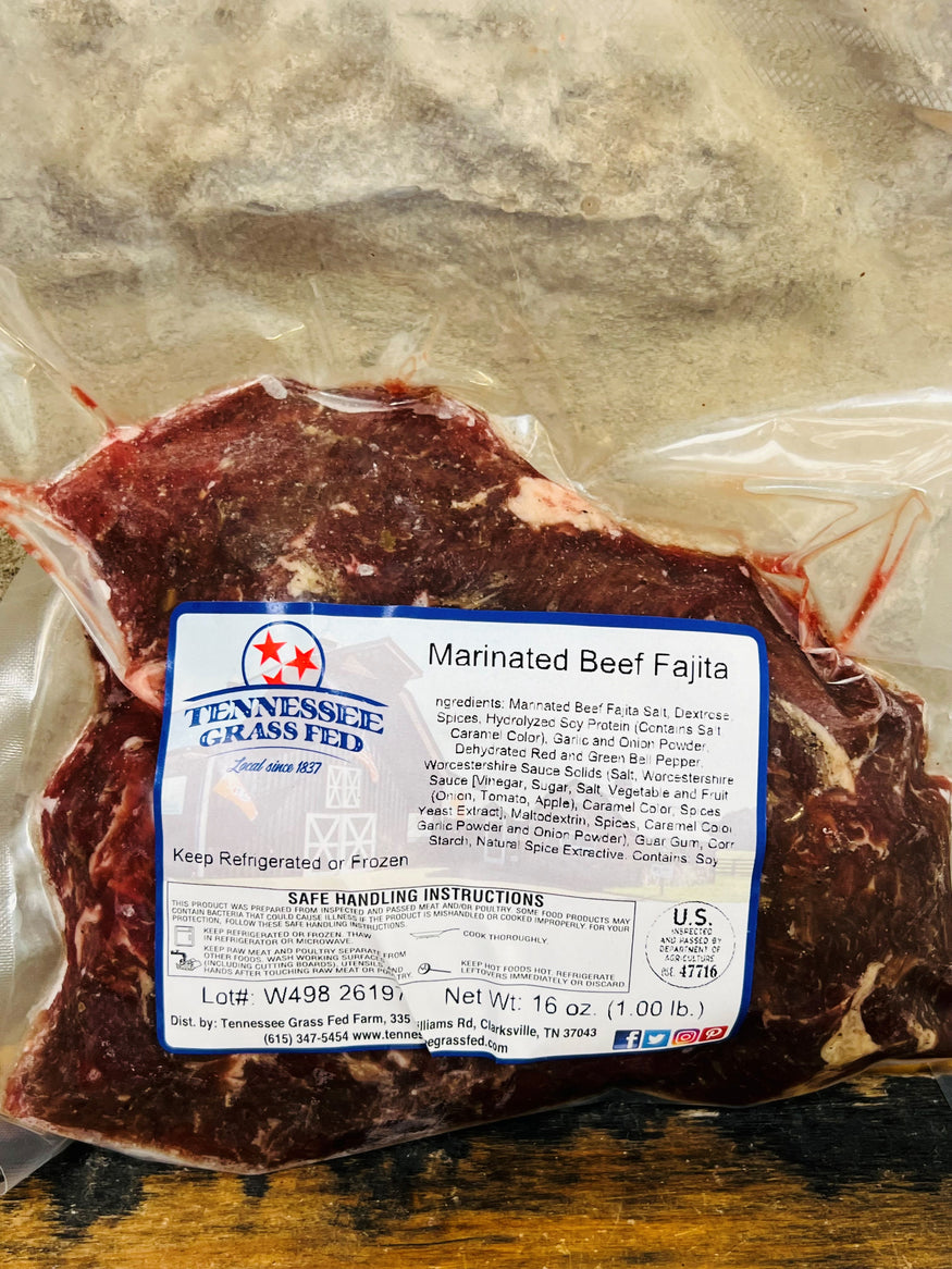 Grass Marinated Beef Fajita